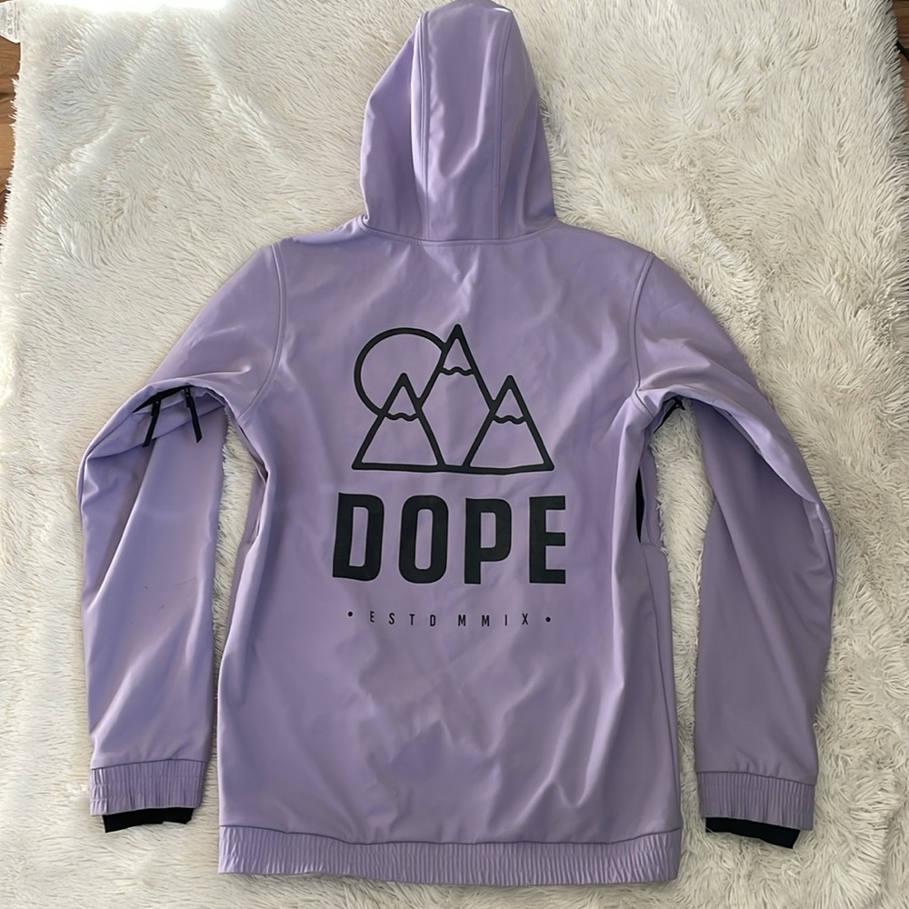 Dope Yeti anorak Snowboarding jacket unisex Medium purple